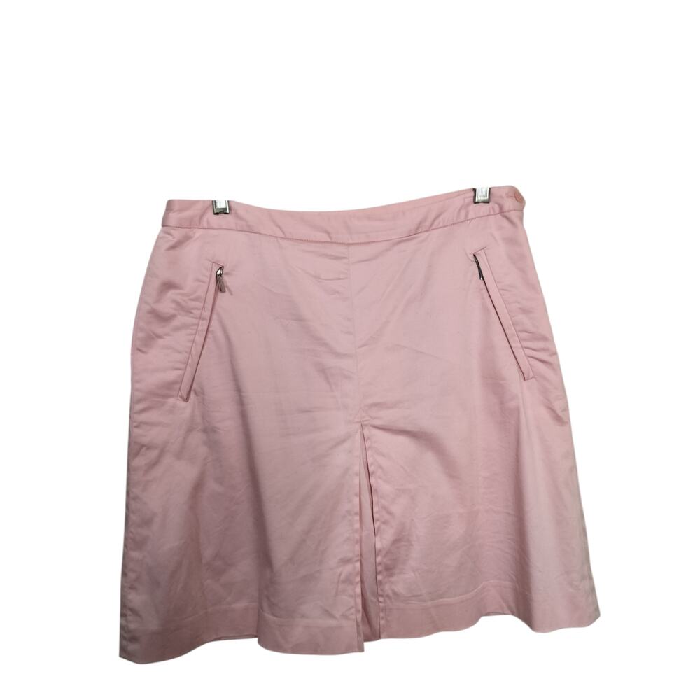 5418) Ralph Lauren Golf Pink Woman Sz 10 Cotton Stretch 19" Pleated  Skorts